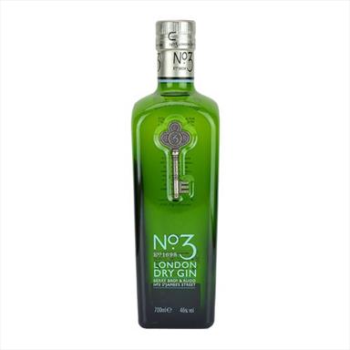 NO3 LONDON DRY GIN 46% 70CL