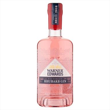 WARNER EDWARDS VICTORIA'S RHUBARB GIN 70CL